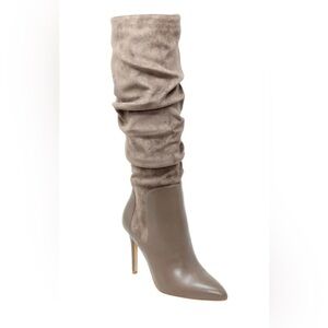 Charles by Charles David Playa Slouchy High Heel Boot in Deep Taupe